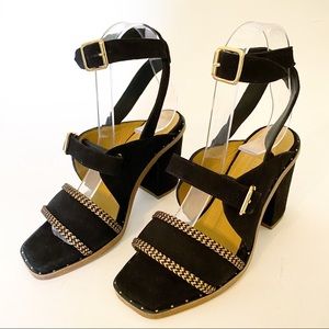 Anthropologie An Hour and A Shower Block Heels 5